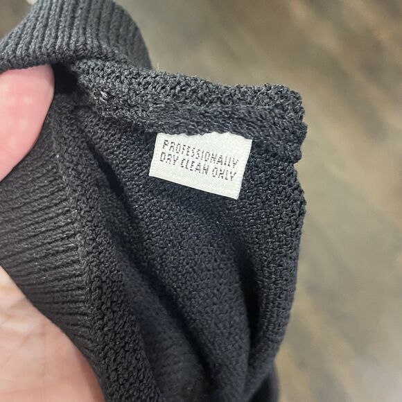 ST. JOHN BASICS Santana Knit Pencil Skirt Women’s 8 Black Classic Minimalist - Picture 3 of 5